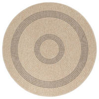 OUTDOORTEPPICH 200/200 cm Comilla Beige, Schwarz  - Beige/Schwarz, Basics, Textil (200/200cm) - Novel