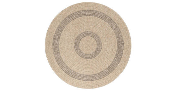 OUTDOORTEPPICH 200/200 cm Comilla Beige, Schwarz - Beige/Schwarz, Basics, Textil (200/200cm) - Novel
