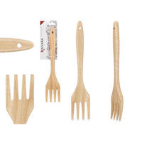 VILICA ZA SALATU   - boje jantara, Basics, drvo (35/7/2cm)