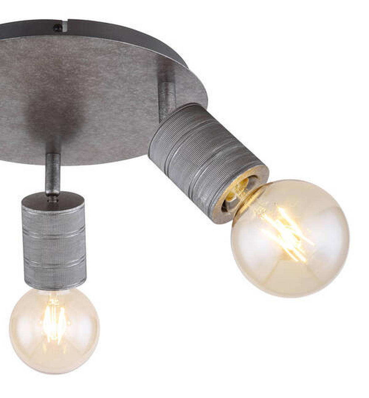 STROPNI REFLEKTOR        28/16 cm      E27 - srebrne barve, Basics, kovina (28/16cm) - Globo