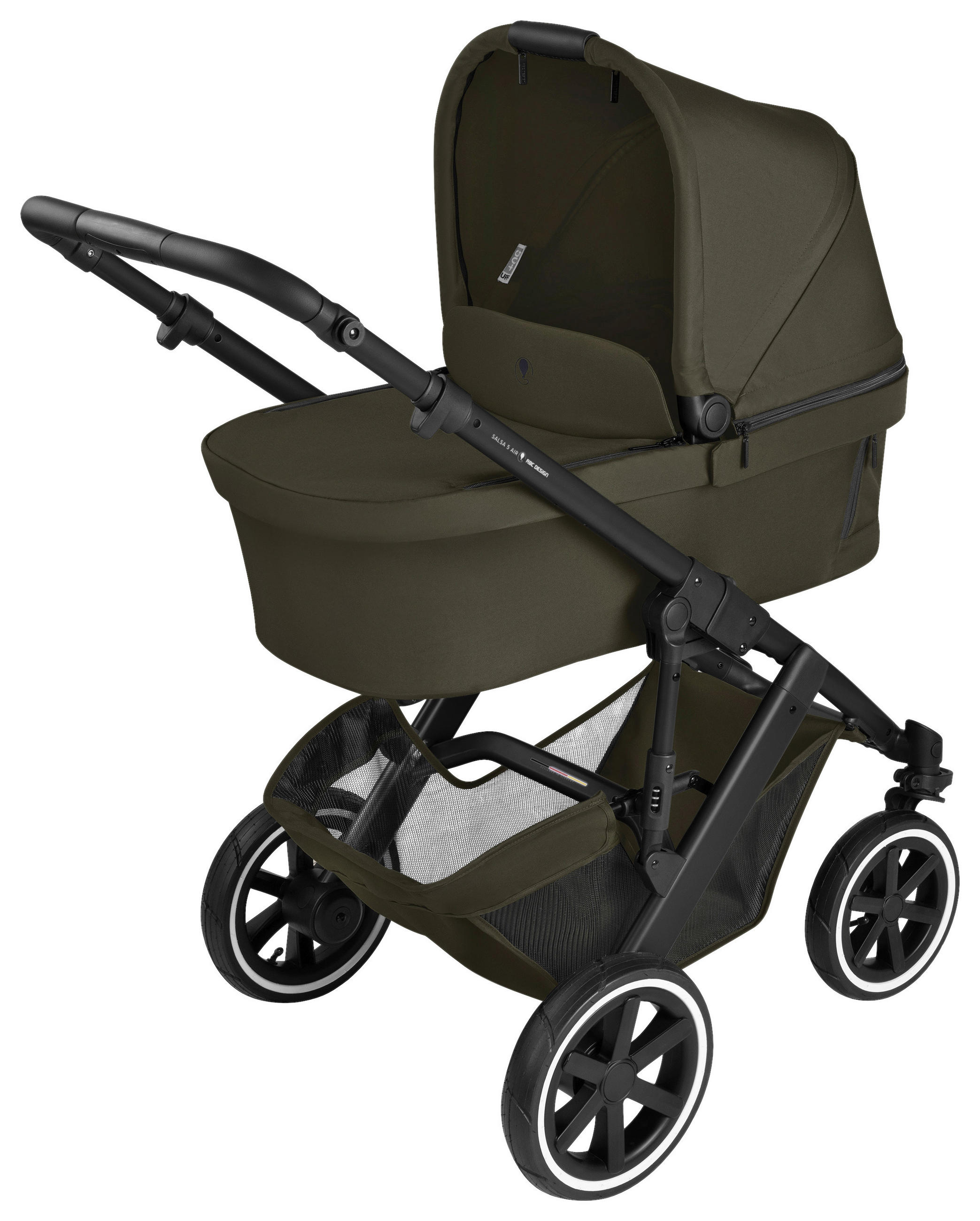 KINDERWAGEN  Salsa 5 Air  Canteen  - Graubraun, Basics (63/118/95.5cm) - ABC Design