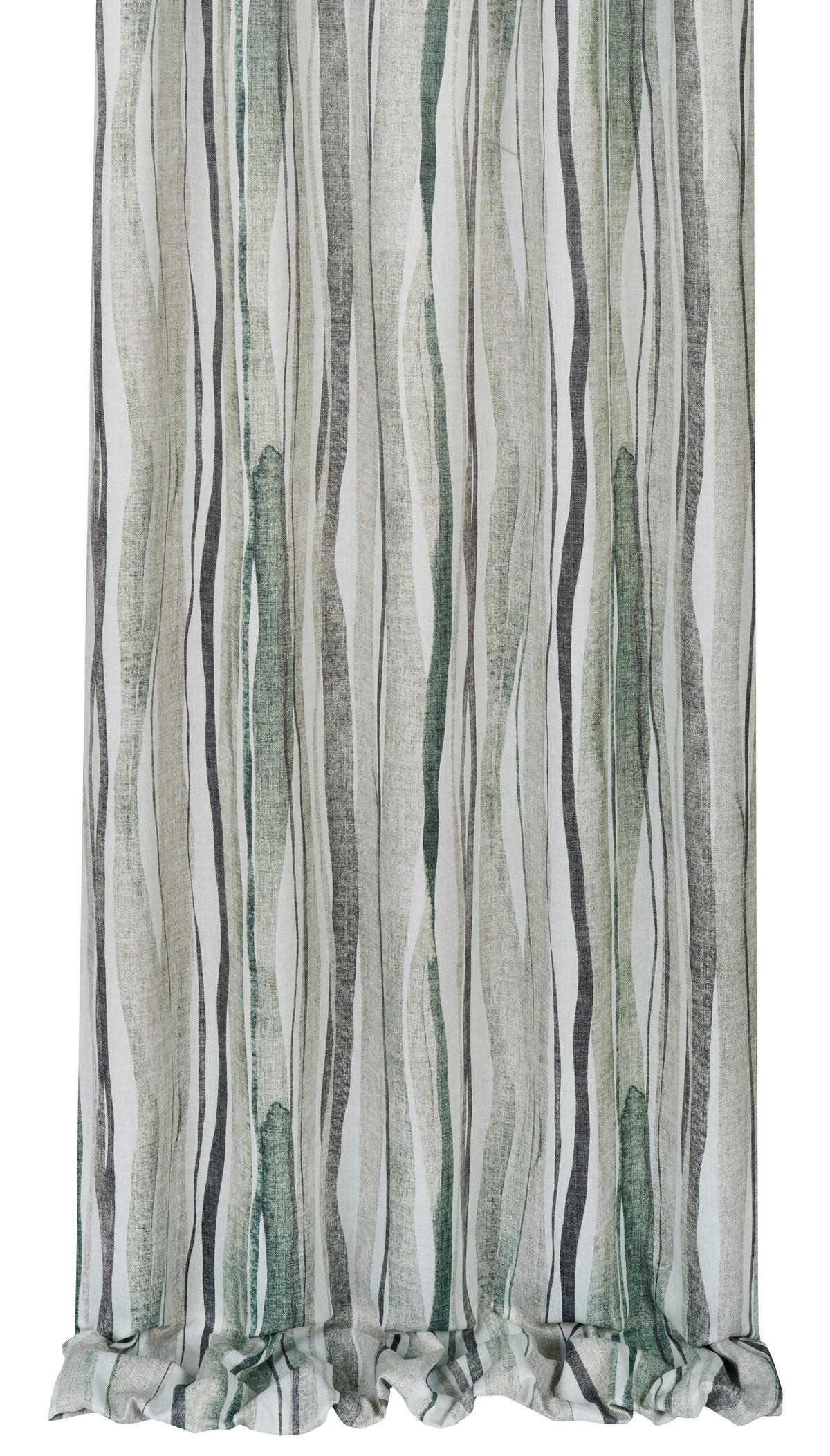 VORHANGSTOFF per lfm Verdunkelung  - Jadegrün/Multicolor, Design, Textil (150cm) - Esposa