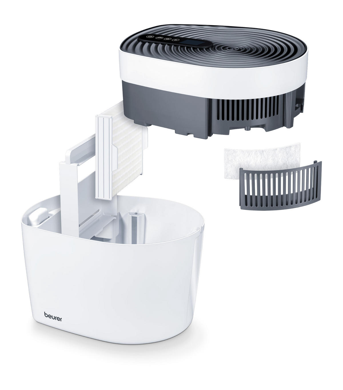 Meeresklimagerät  - Weiss/Schwarz, Design, Kunststoff (38,4/30,5/34,0cm) - Beurer