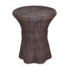 BEISTELLTISCH 44/44/51 cm Rattan massiv Braun rund  - Braun, Natur, Holz (44/44/51cm) - MID.YOU