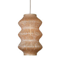 HÄNGELEUCHTE 40/67 cm  - Naturfarben, Basics, Naturmaterialien (40/67cm) - Good & Mojo