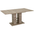 ESSTISCH in Holzwerkstoff 140-220/90/76 cm  - Eichefarben, Design, Holzwerkstoff (140-220/90/76cm) - Carryhome