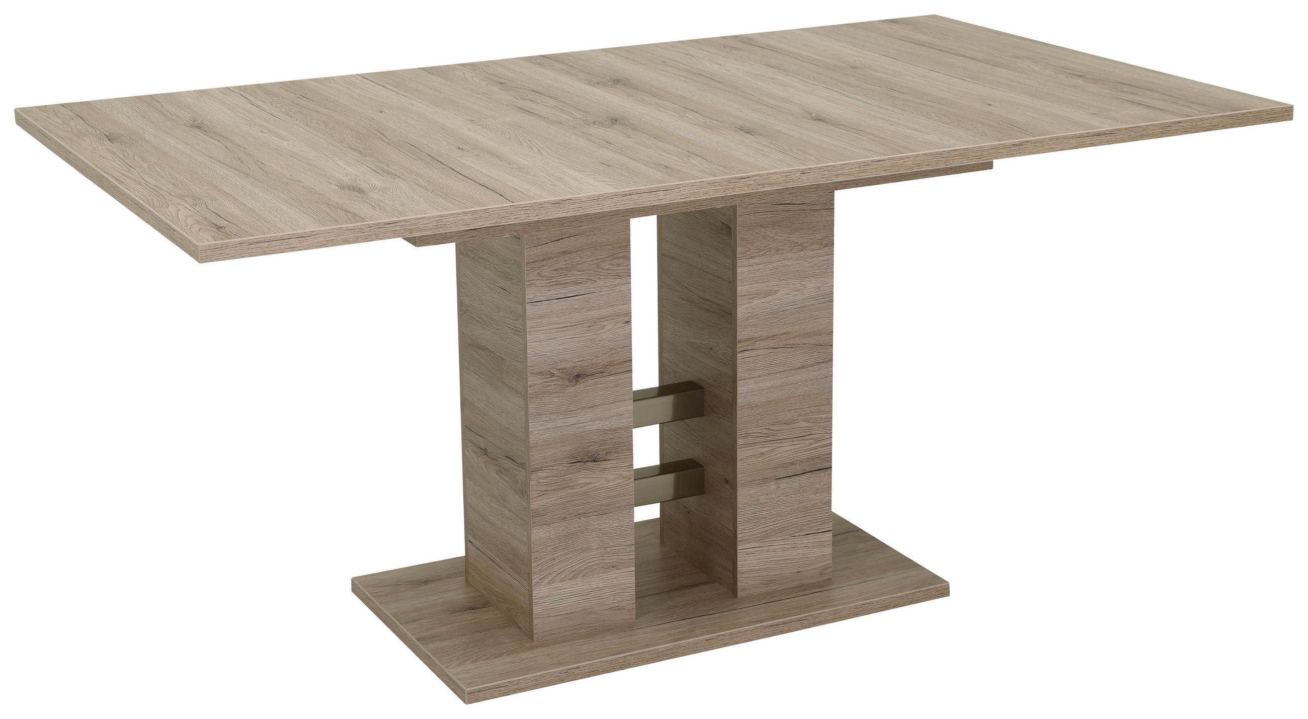 ESSTISCH in Holzwerkstoff 140-220/90/76 cm  - Eichefarben, Design, Holzwerkstoff (140-220/90/76cm) - Carryhome