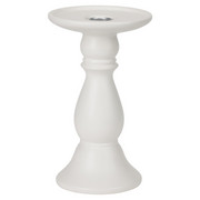 KERZENHALTER - Weiß, Design, Keramik (11/18,5cm) - Ambia Home
