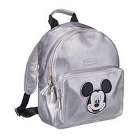 RUCKSACK Mickey Mouse  - Silberfarben, Basics, Textil (35/28/12cm) - Disney