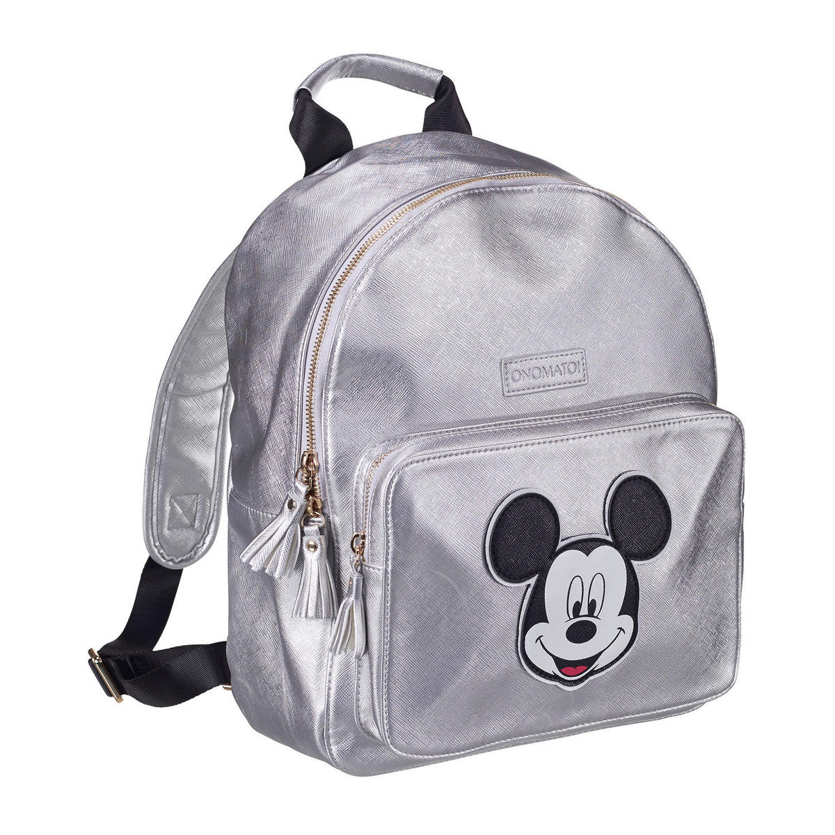 RUCKSACK Mickey Mouse  - Silberfarben, Basics, Textil (35/28/12cm) - Disney