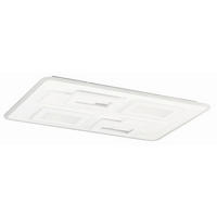 LED-DECKENLEUCHTE 60/90/10 cm   - Weiß, Basics, Metall (60/90/10cm)