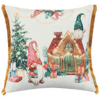 DÍSZPÁRNAHUZAT 45/45 cm  - többszínű, textil (45/45cm) - X-Mas