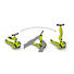 2IN1 - KINDERSCOOTER / LAUFRAD - Limette, Kunststoff/Metall (24/37/55cm) 2IN1 - KINDERSCOOTER / LAUFRAD - Limette, Kunststoff/Metall (24/37/55cm)