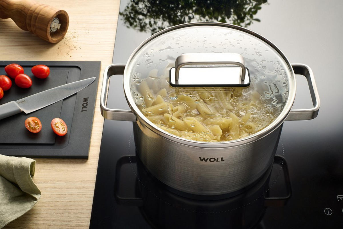 KOCHTOPFSET Steel  - Silberfarben, Basics, Metall - WOLL