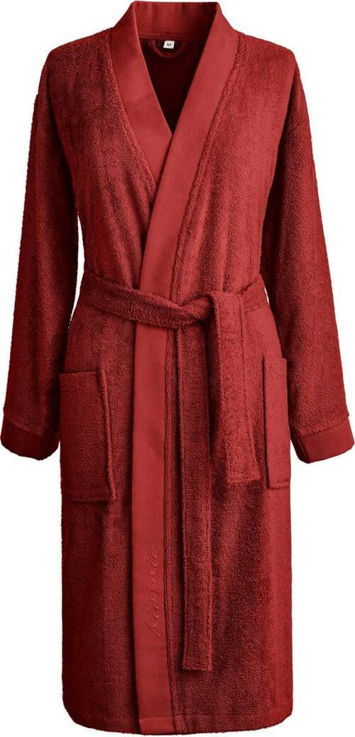 BADEMANTEL L Unisex  - Rot, Basics, Textil (Lnull) - Bio:Vio