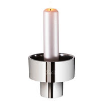 STABKERZENHALTER - Silberfarben, Basics, Metall (7,4/9cm) - Fink