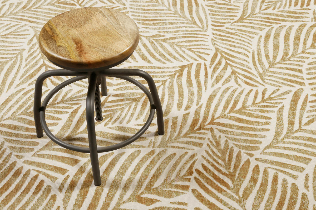 FLACHWEBETEPPICH 80/150 cm Esprit Goldfarben  - Goldfarben, Design, Textil (80/150cm) - Esprit