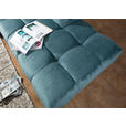 ECKSOFA Petrol Flachgewebe  - Petrol/Schwarz, MODERN, Kunststoff/Textil (235/275cm) - Landscape