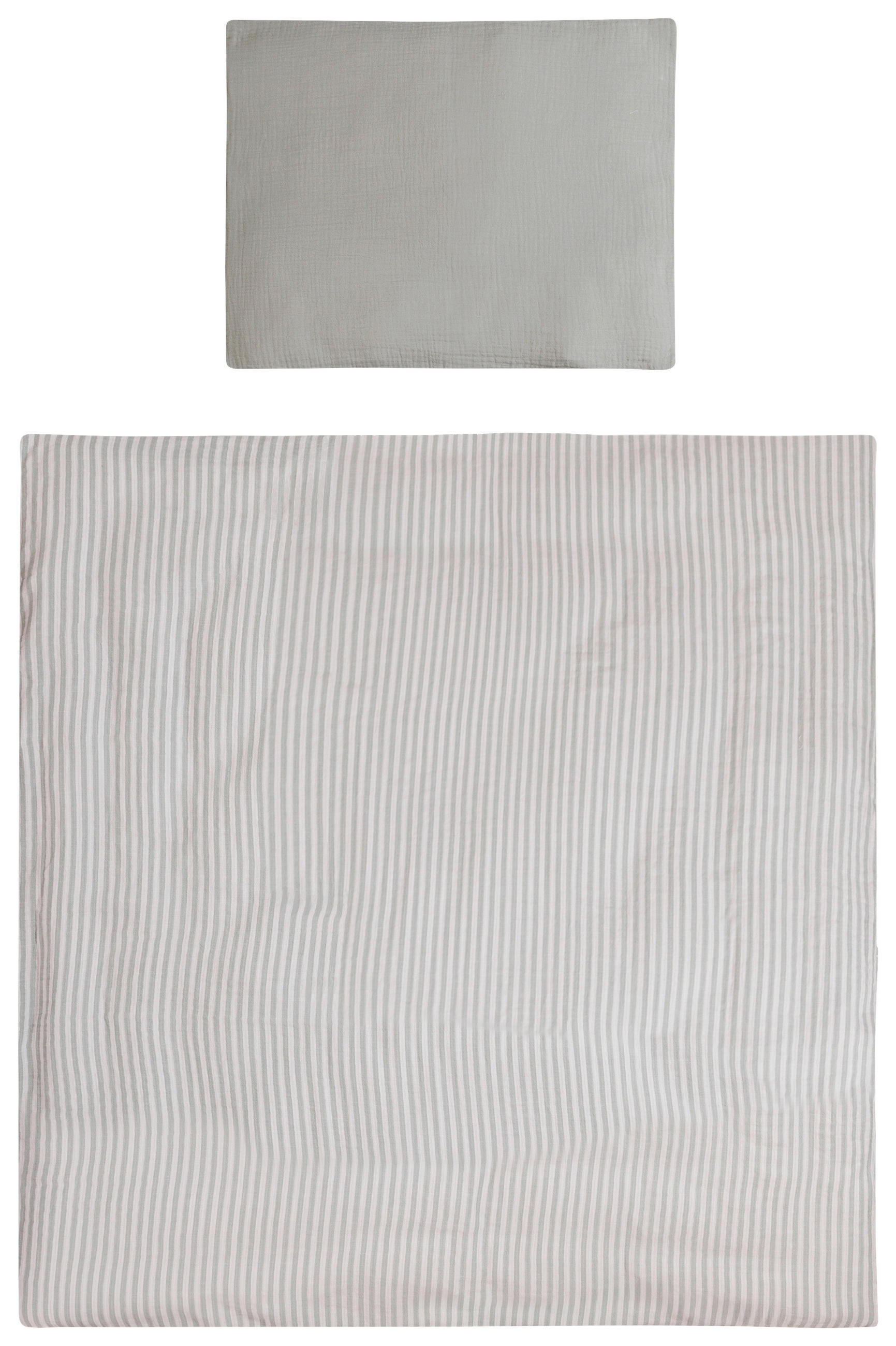 BABYBETTWÄSCHE 80/80 cm  - Grün, Basics, Textil (80/80cm) - Patinio