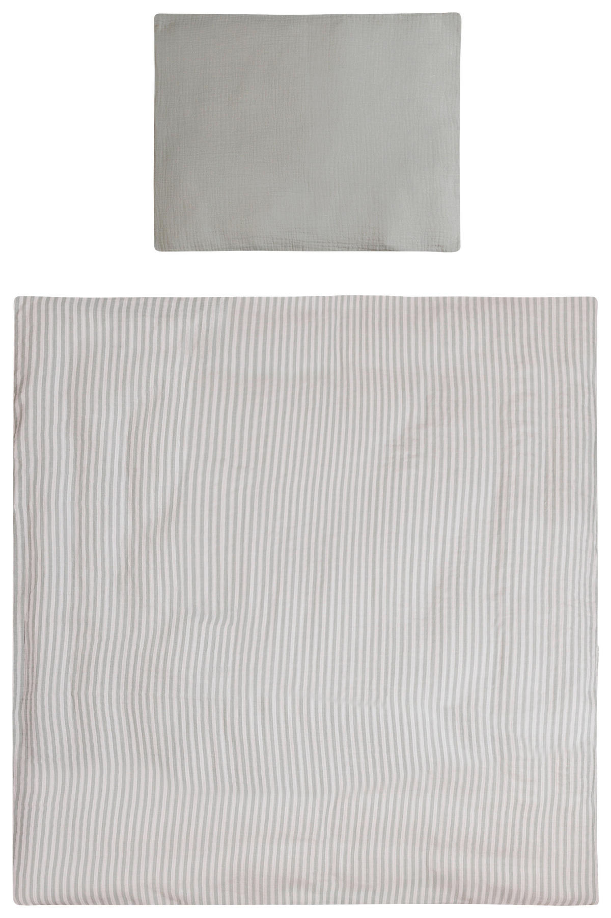 BABYBETTWÄSCHE 80/80 cm  - Grün, Basics, Textil (80/80cm) - Patinio