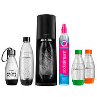 WASSERSPRUDLER Terra  - Schwarz/Orange, Basics, Kunststoff (28,2/19,5/43,6cm) - SodaStream