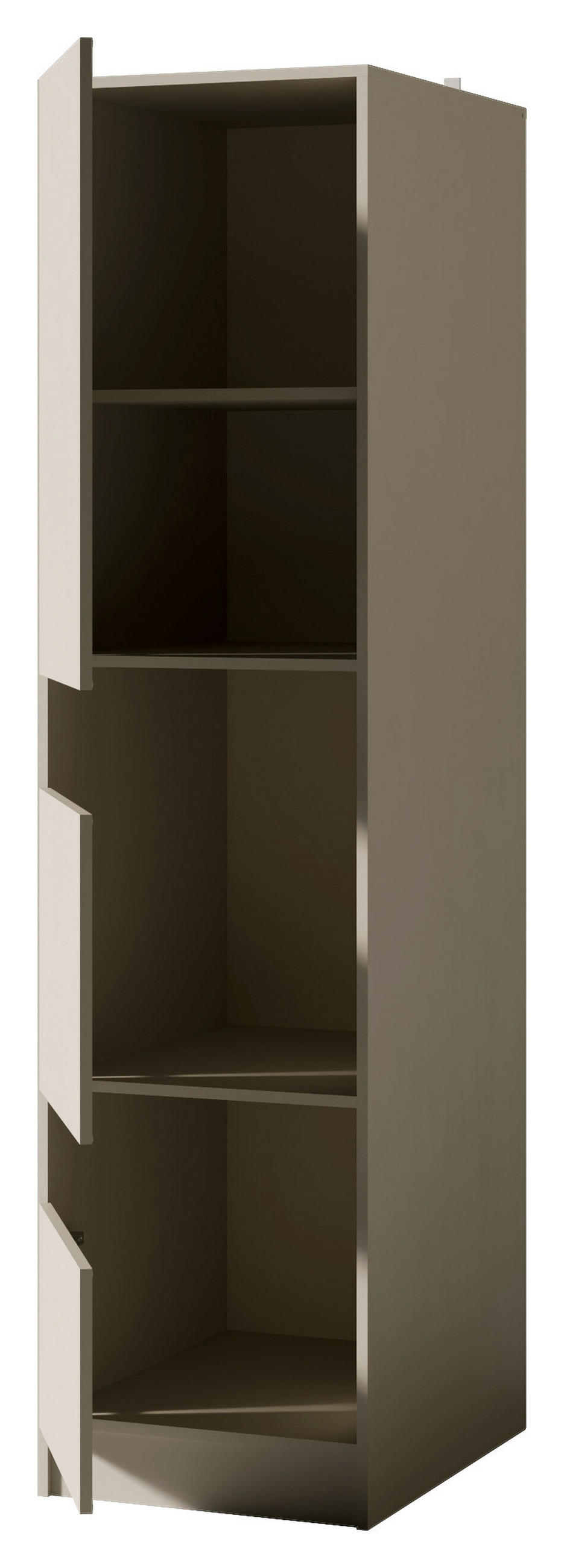 MEHRZWECKSCHRANK 50/200/68 cm  in Kaschmir  - Kaschmir/Schwarz, Design, Holzwerkstoff/Metall (50/200/68cm) - Milino