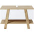 WASCHBECKENUNTERSCHRANK 110/67/46 cm - Eichefarben/Weiß, Design, Holzwerkstoff/Metall (110/67/46cm) - Xora WASCHBECKENUNTERSCHRANK 110/67/46 cm - Eichefarben/Weiß, Design, Holzwerkstoff/Metall (110/67/46cm) - Xora