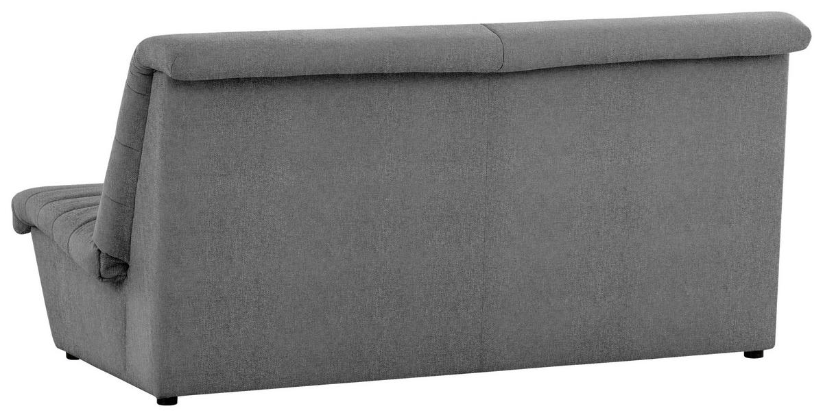 2-SITZER-SOFA Webstoff Graubraun  - Graubraun/Schwarz, Design, Kunststoff/Textil (185/92/103cm) - LOOKS by W.Joop