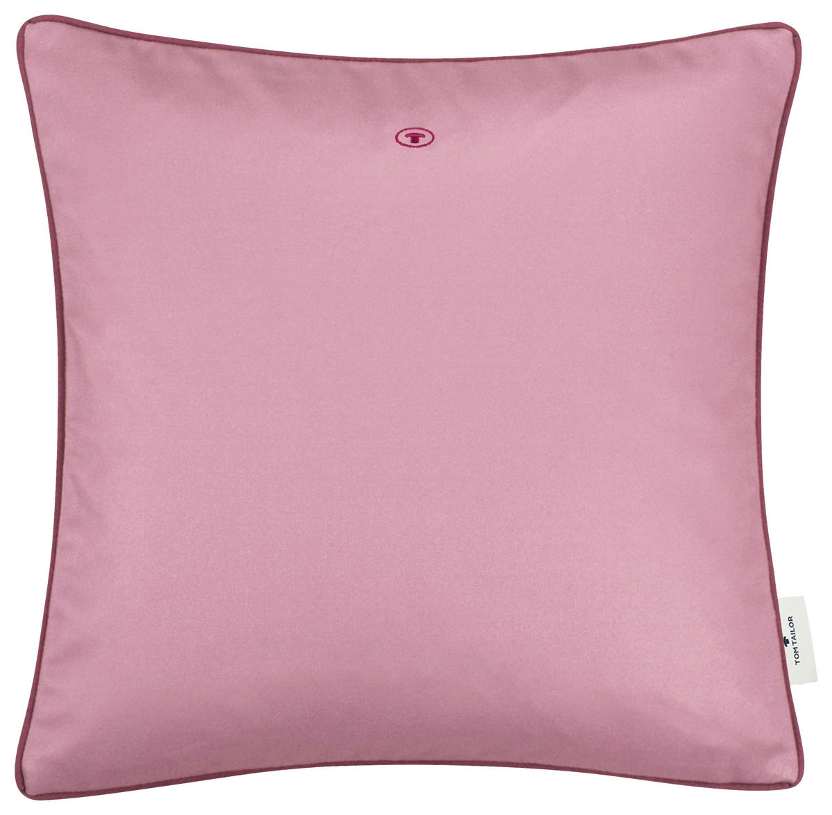 KUDDFODRAL Dove Signature 40/40 cm  - mauve/rosa, Klassisk, textil (40/40cm) - Tom Tailor