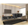 LOWBOARD  in 180/36,7/42 cm  - Anthrazit, Design, Holzwerkstoff (180/36,7/42cm) - Hom`in