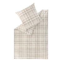 OBOUSTRANNÉ POVLEČENÍ, flanel, béžová, 140/200 cm - béžová, Basics, textil (140/200cm) - Esprit