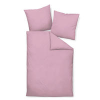BETTWÄSCHE Giacomo Makosatin 135/200 cm  - Rosa, Basics, Textil (135/200cm) - Janine