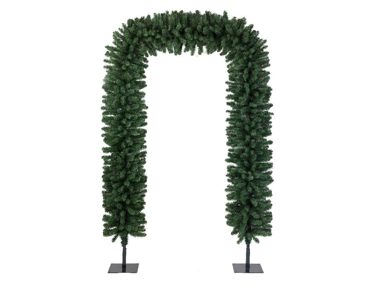 VIJENAC ZA VRATA - zelena, Basics, metal/plastika (31/240cm) - X-Mas