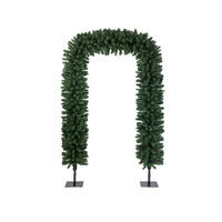 VIJENAC ZA VRATA - zelena, Basics, metal/plastika (31/240cm) - X-Mas