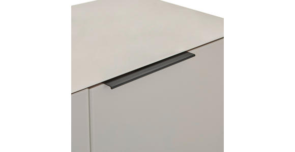 SIDEBOARD  180/99,7/42 cm 4 Schublade(n)  - Kaschmir/Schwarz, Design, Glas/Holzwerkstoff (180/99,7/42cm) - Novel