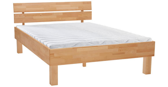 BETT 140/200 cm  in Buchefarben  - Buchefarben, Natur, Holz (140/200cm) - Carryhome