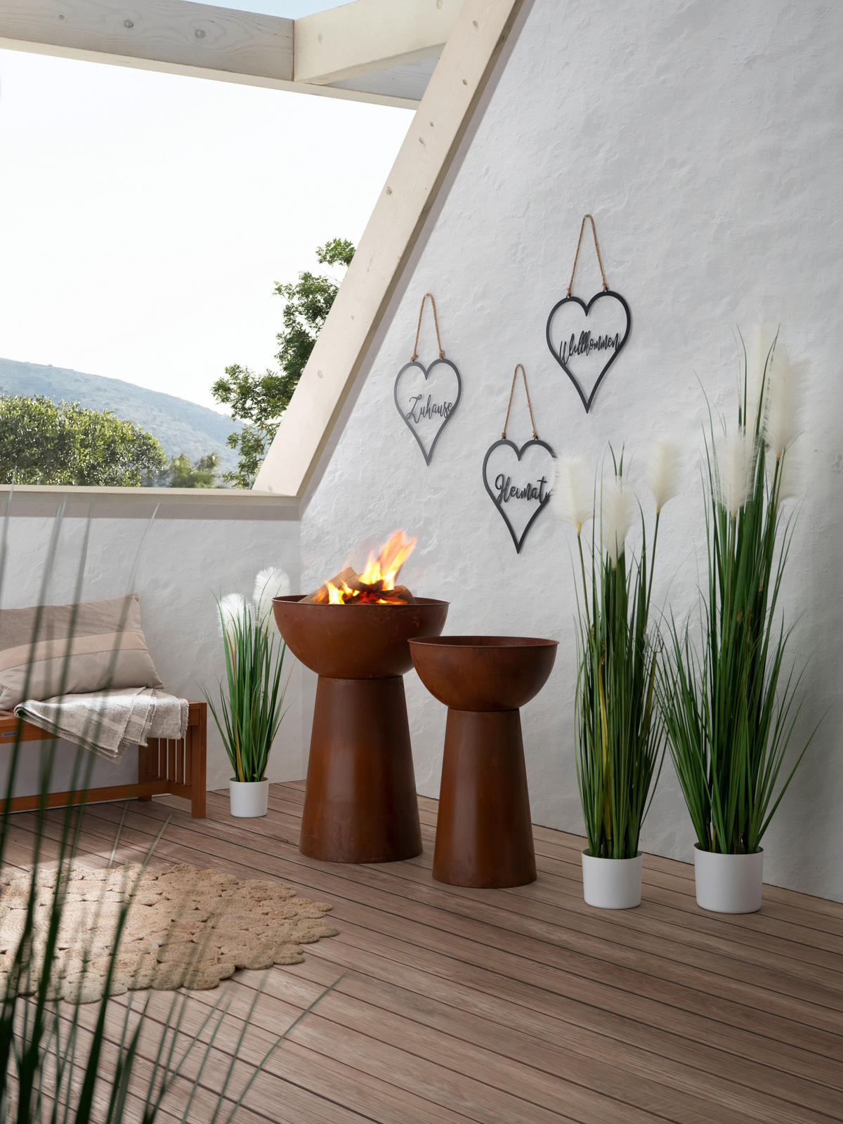 DEKOGRAS - Dunkelgrün, Basics, Kunststoff (150cm) - Ambia Home