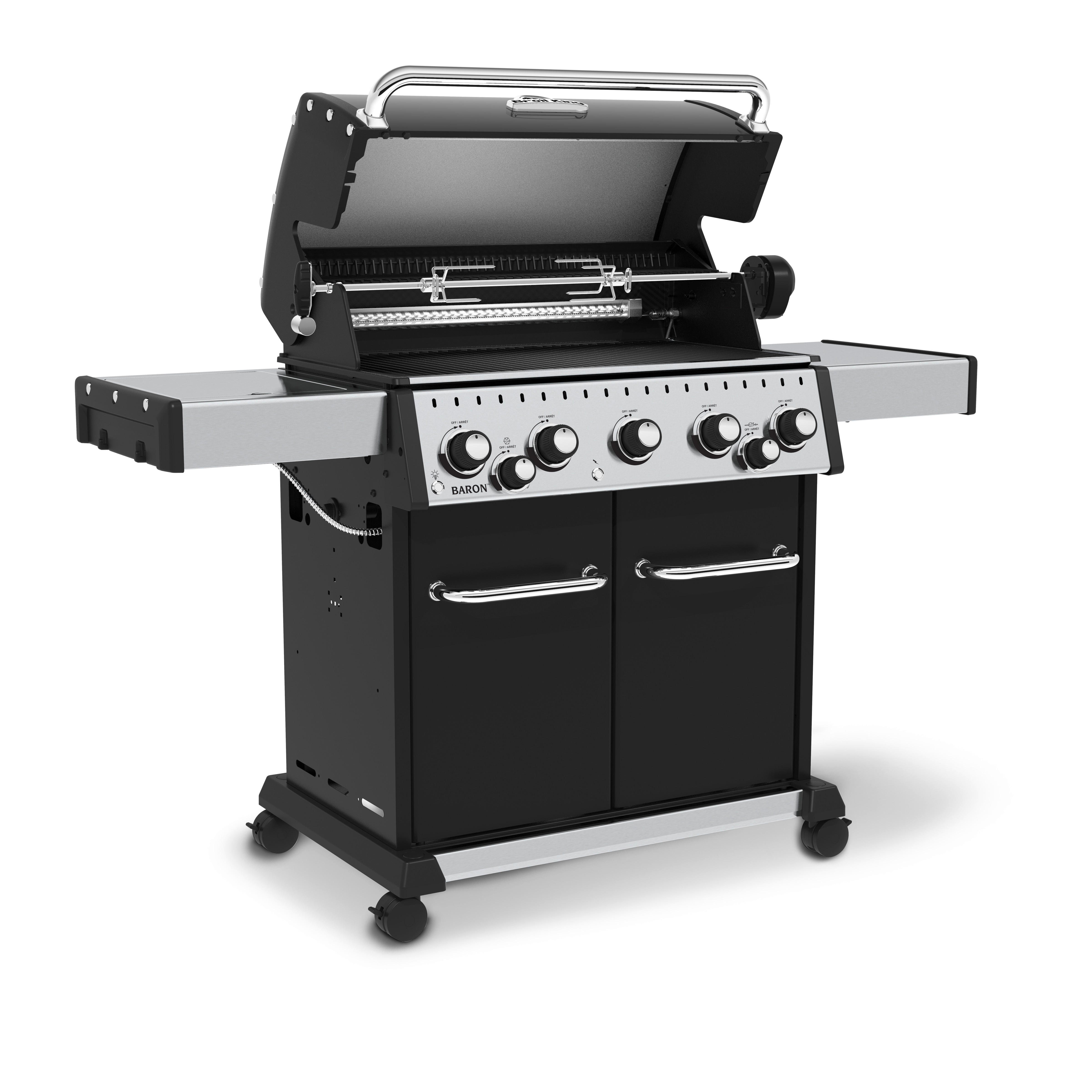 Plinski roštilj Baron 590  crna  - crna, Basics, metal (161/116/61cm) - Broil King