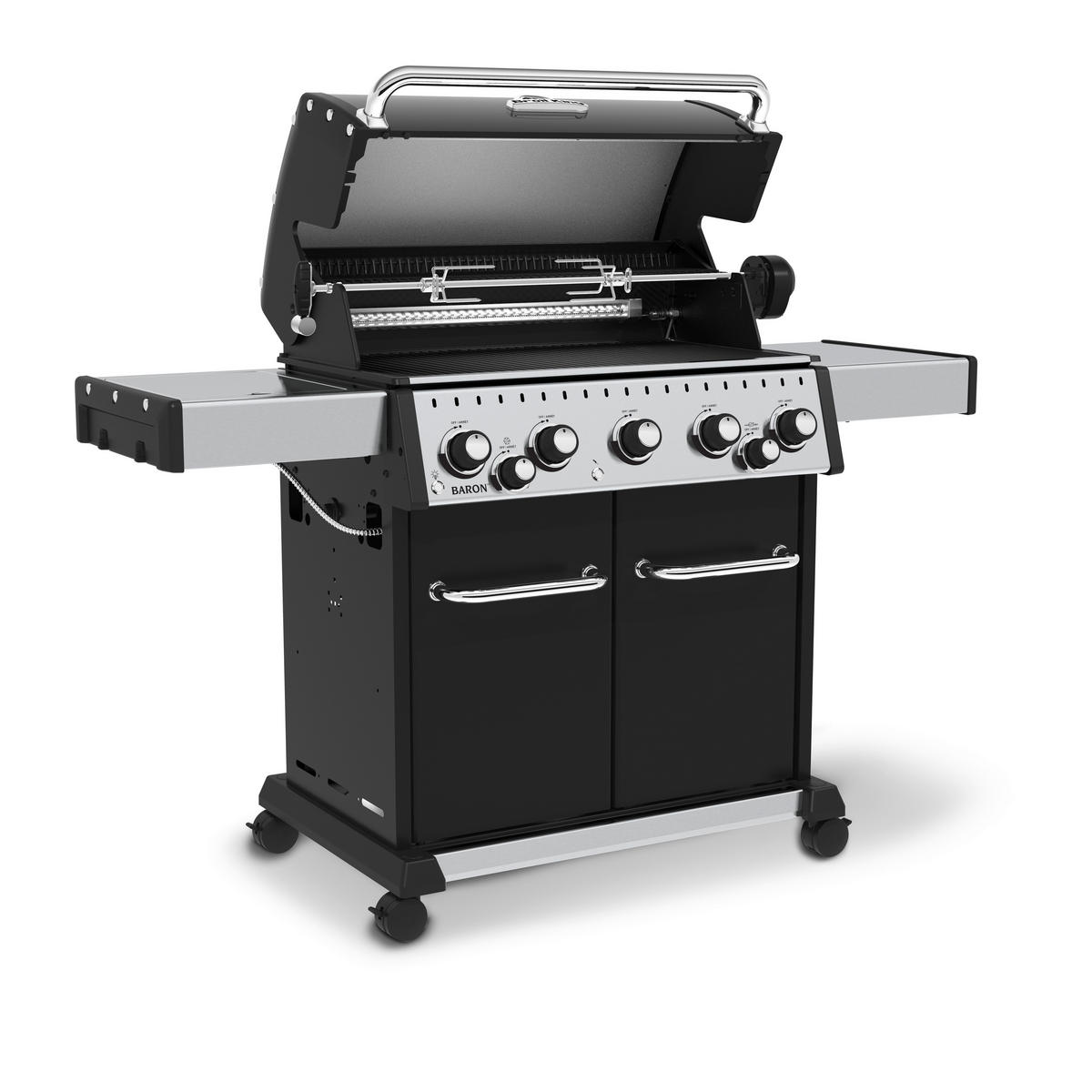 PLINSKI ŽAR  BARON - črna, Basics, kovina (161/116/61cm) - Broil King