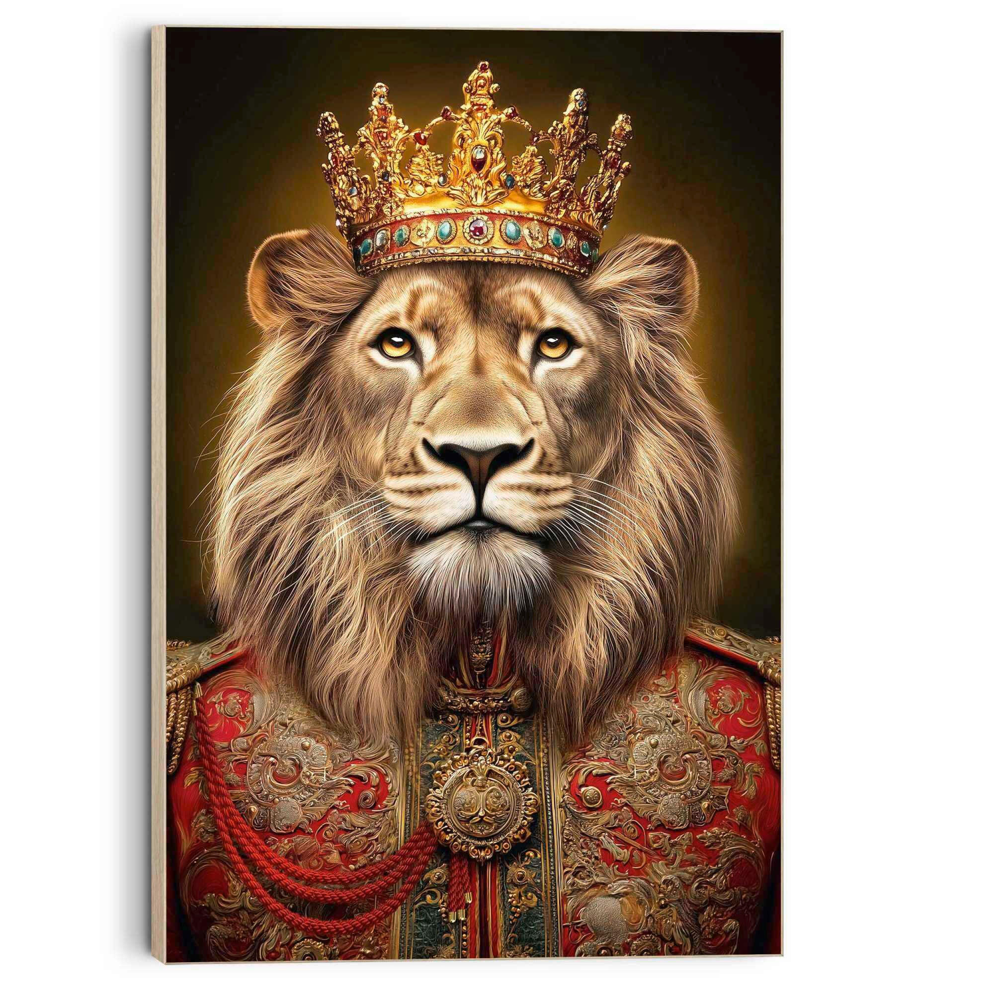 BILD  - Rot, Trend, Holzwerkstoff (116/78/3cm) - Reinders!