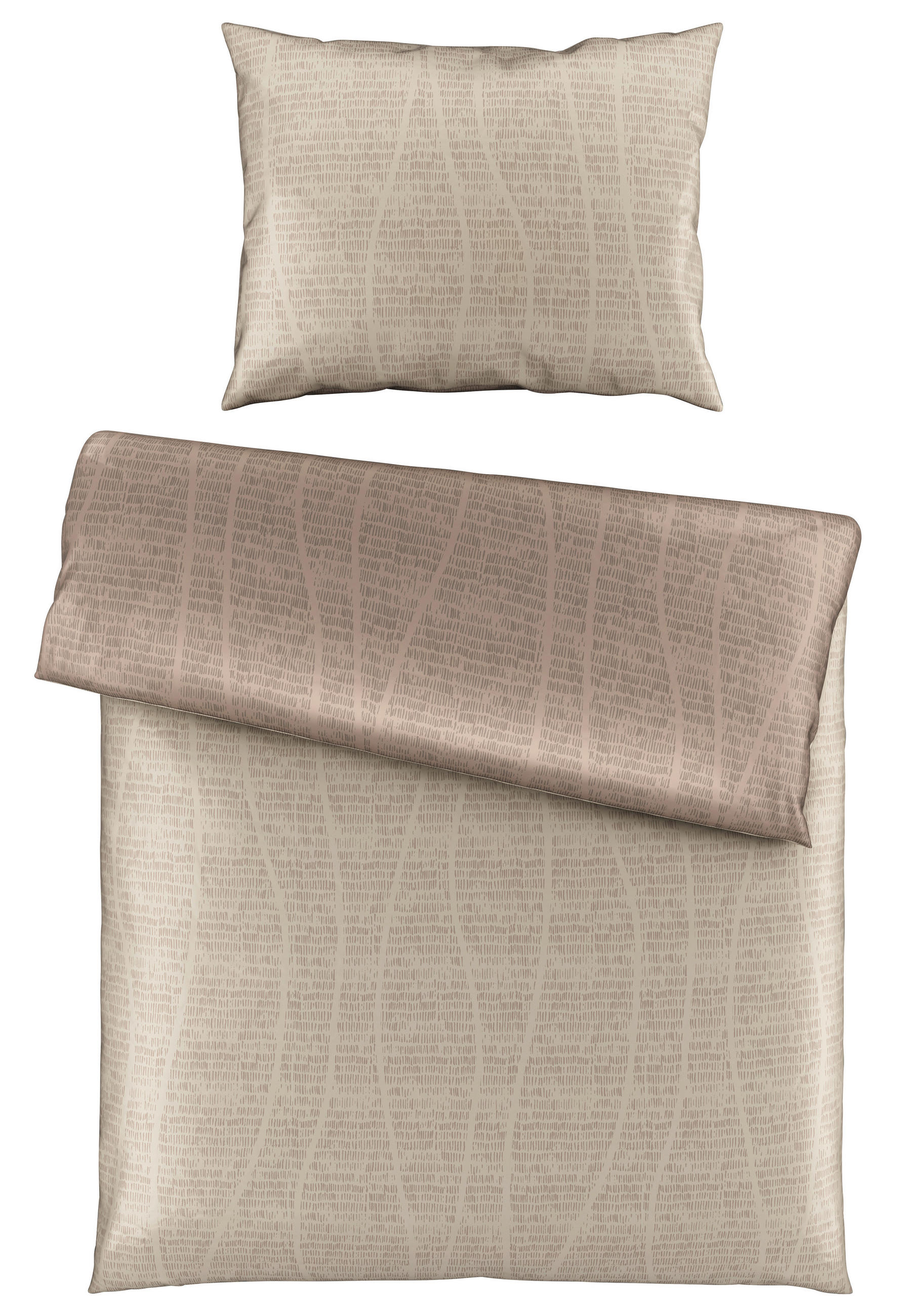 OBOJSTRANNÁ POSTEĽNÁ BIELIZEŇ, prírodné farby, béžová, 140/200 cm - prírodné farby/béžová, Design, textil (140/200cm) - Dieter Knoll