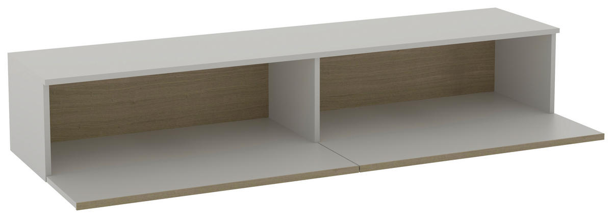 NÍZKA KOMODA, divoký dub, sivá, 192/36/50 cm - divoký dub/sivá, Design, drevo (192/36/50cm) - Voglauer