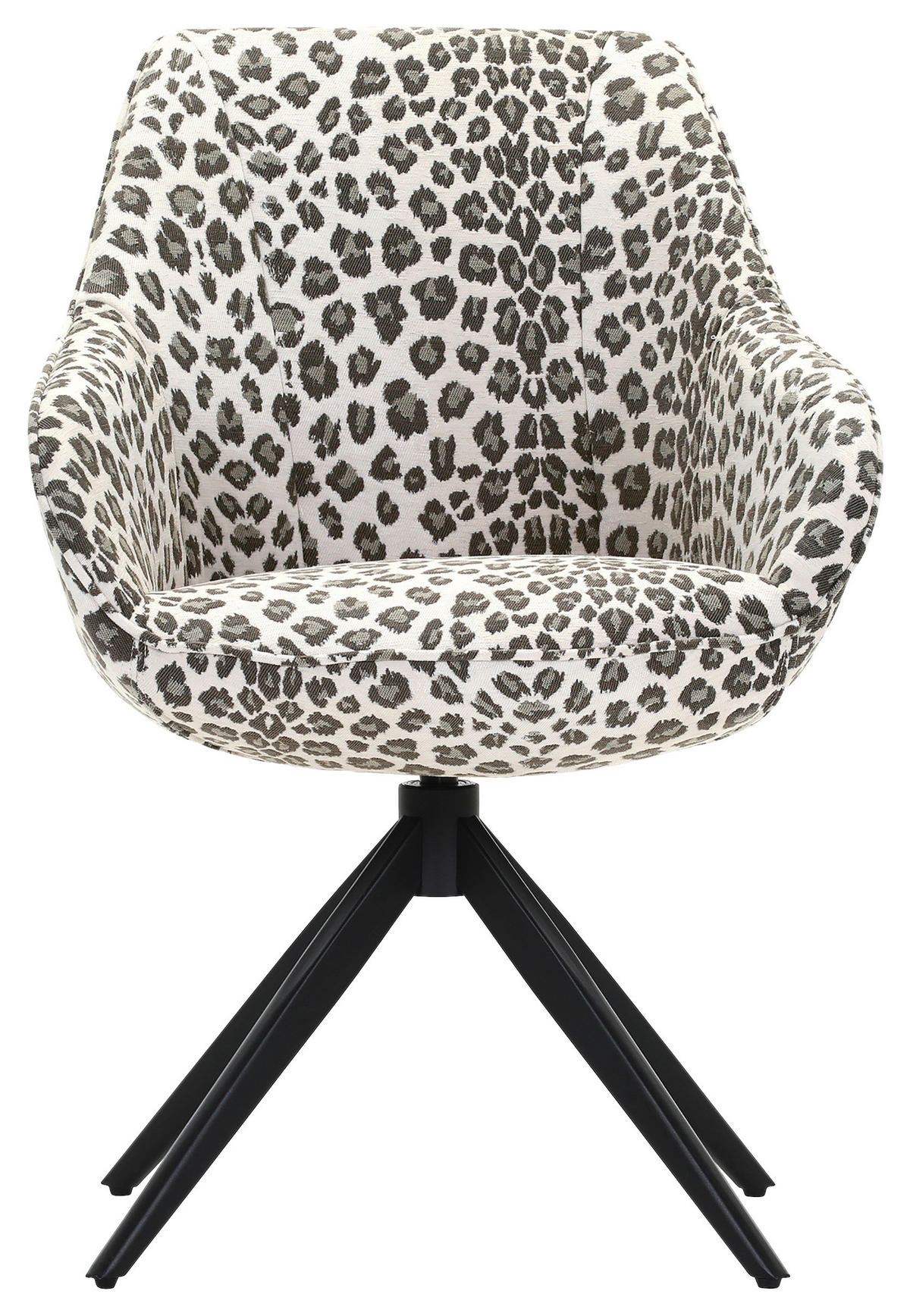 ARMLEHNSTUHL , Sitzfläche 360° drehbar , Flachgewebe, Mikrofaser  - Beige/Schwarz, Design, Textil/Metall (60/83/65cm) - Landscape