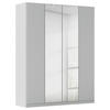 FALTTÜRENSCHRANK in Grau  - Grau, Holzwerkstoff (181/229/54cm) - Boxxx