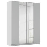 FALTTÜRENSCHRANK in Grau  - Grau, Holzwerkstoff (181/229/54cm) - Boxxx