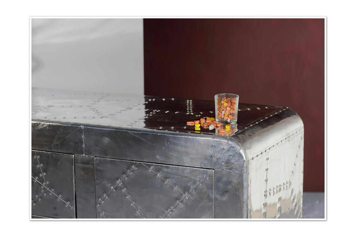 SIDEBOARD 150/90/45 cm  - Silberfarben, Design, Holz/Holzwerkstoff (150/90/45cm) - MID.YOU