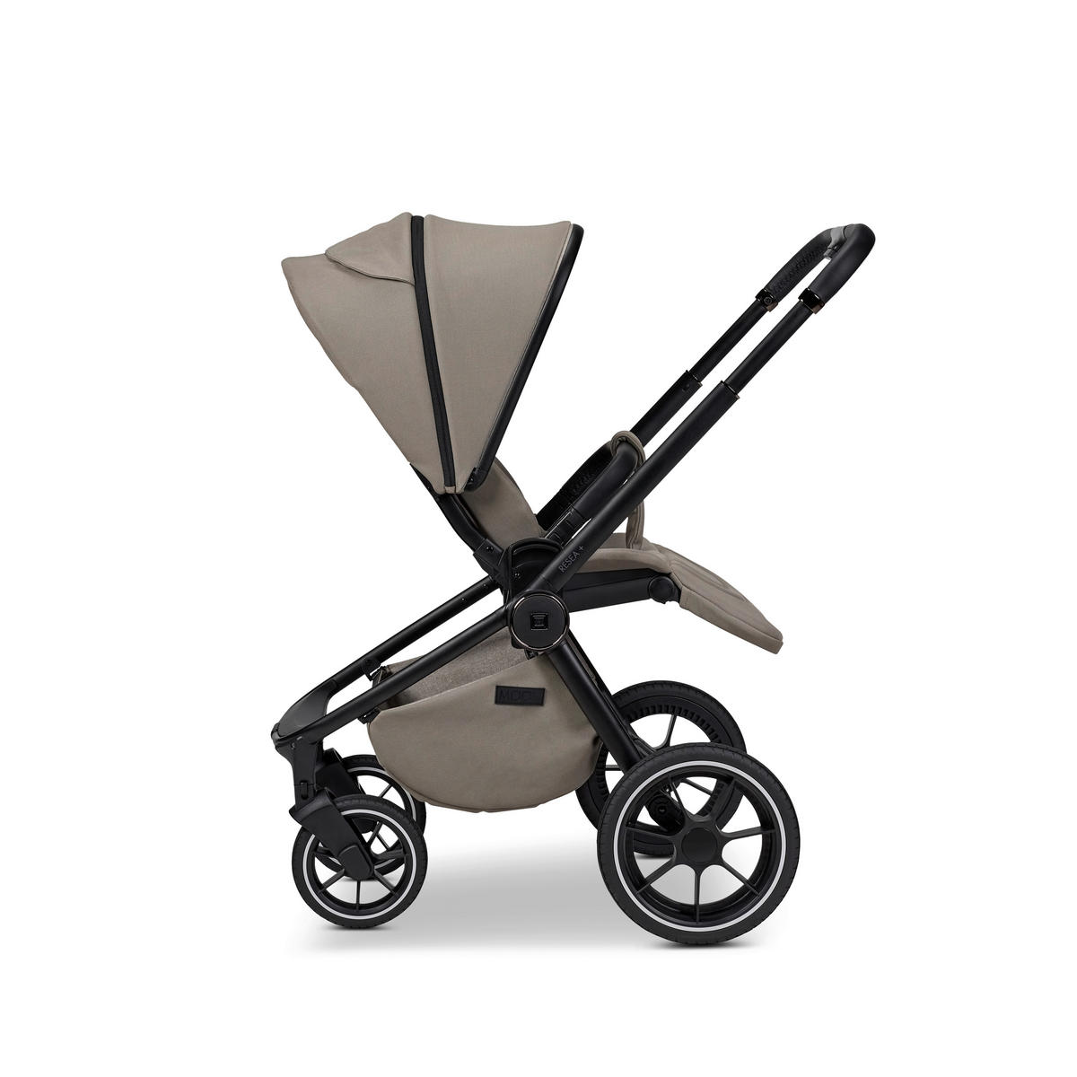 KOMBINIRANA DJEČJA KOLICA  Resea+  - boje blata/crna, Basics, tekstil (98.5/58/122cm) - Moon