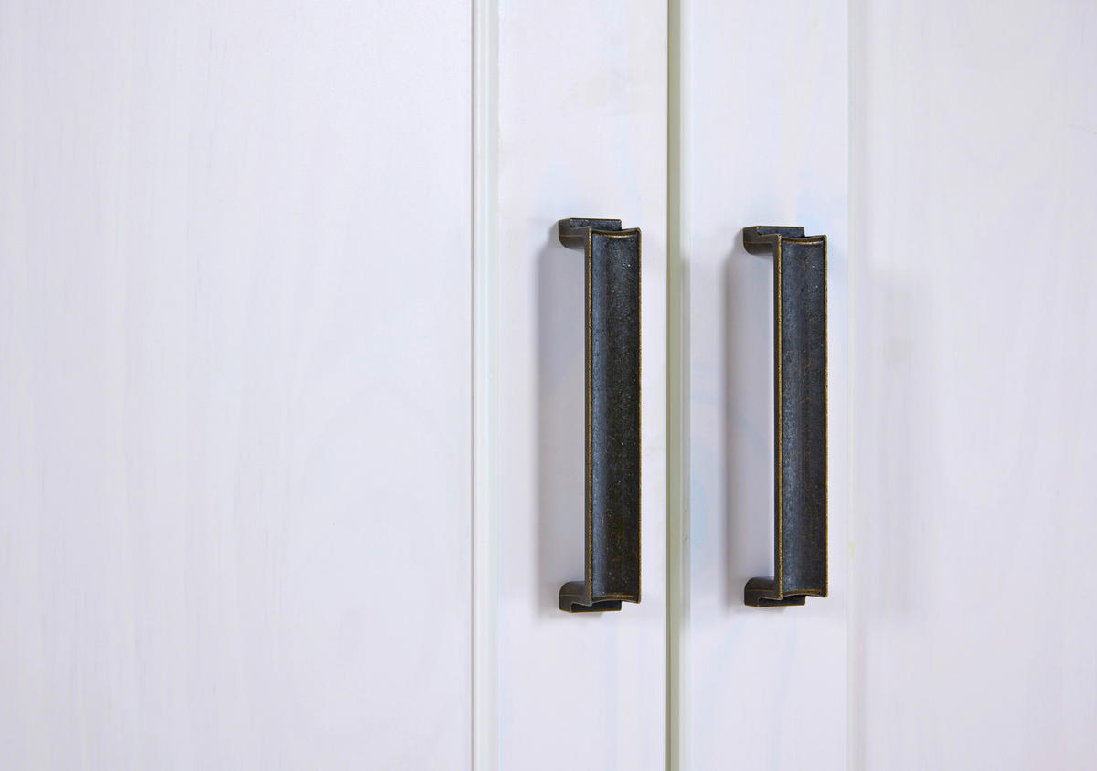 KOMMODE  in 166/104/48 cm  - Eichefarben/Schwarz, Design, Holz/Metall (166/104/48cm) - Livetastic