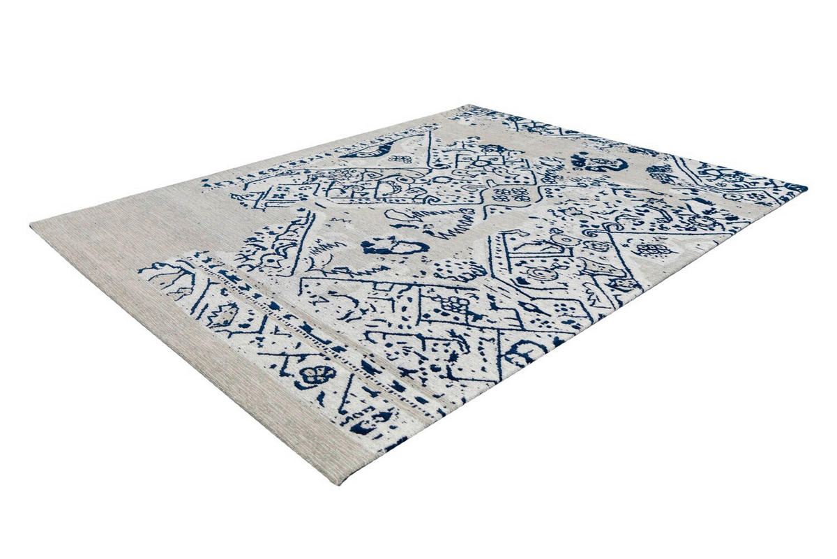 RAVNO TKANA PREPROGA      120/170 cm    taftano  siva, črna  - siva/črna, Basics, tekstil (120/170cm) - Kayoom