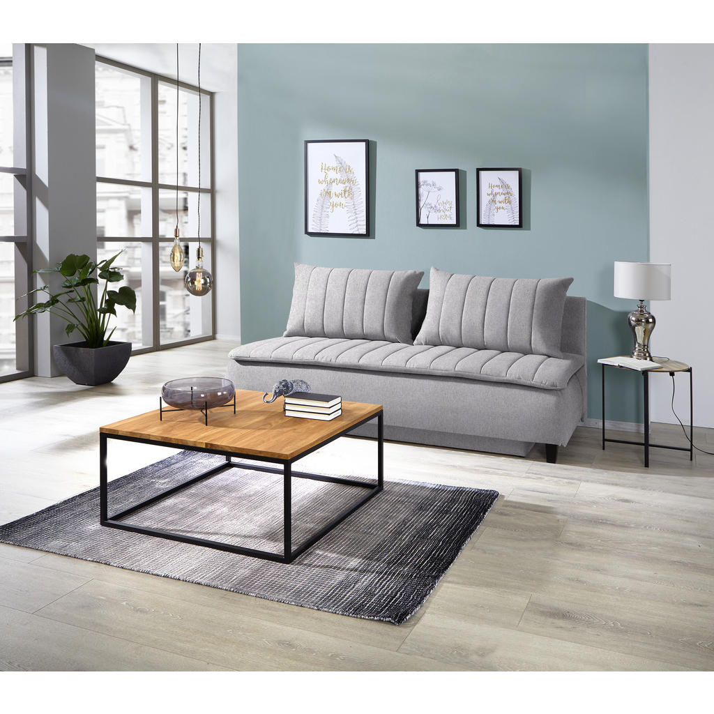 Thumbnail - Mid.you Boxspringsofa, Greige, Textil, Buche, 3-Sitzer, Füllung: Polyetherschaumkern, Silikon, 208x102x96 cm, Made in EU...